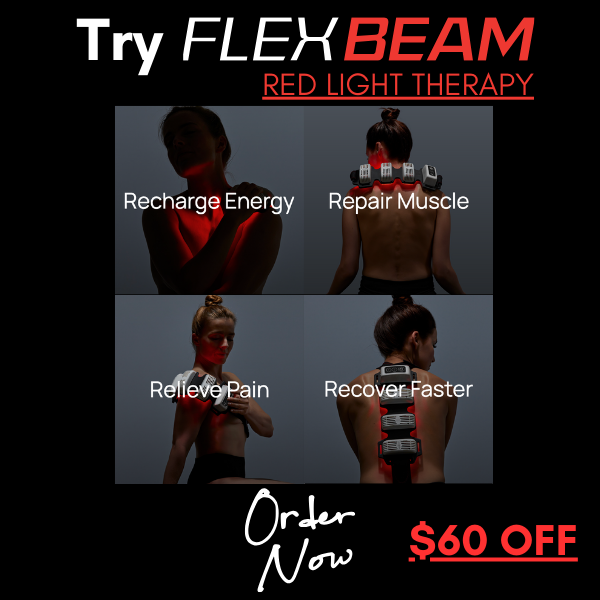 Try FlexBeam, recharge energy, repair muscle, relieve pain and recover faster - Red Light Therapy