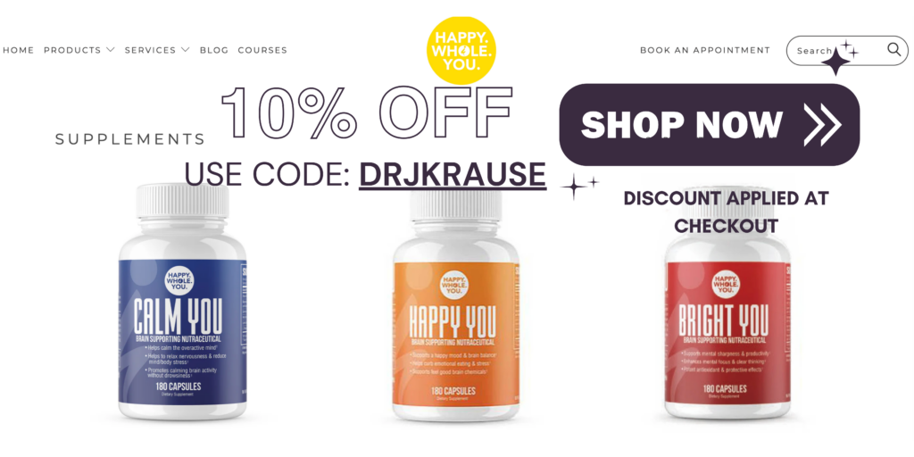Shop supplements at Happy Whole You