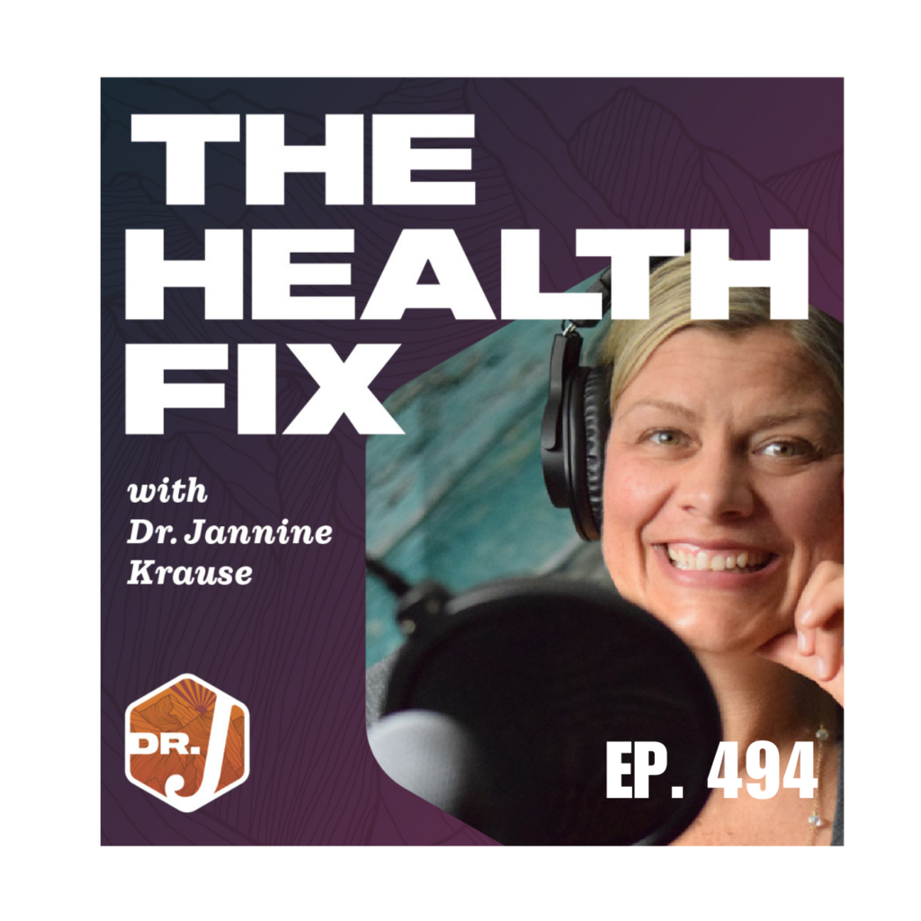 Ep 494: Peptides aren't just for weight loss you can speed up injury healing, enhance brain health & more - with Dr. Jannine Krause