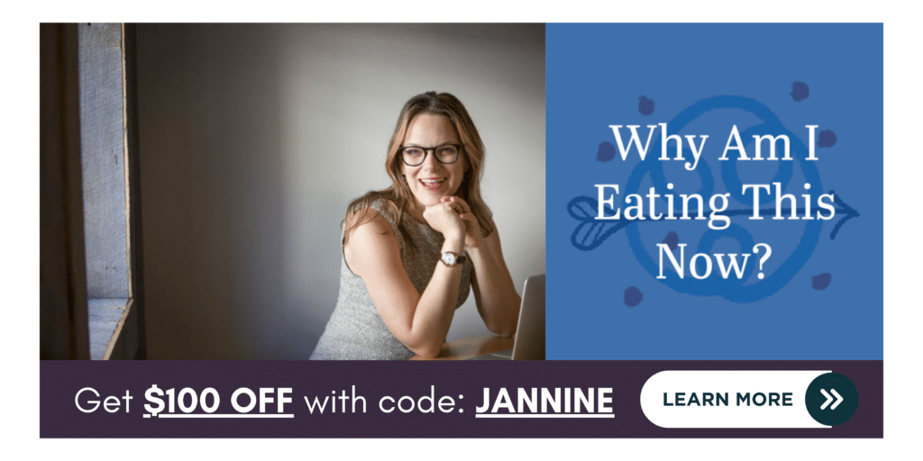 Why Am I Eating This Now Program - Ali Shapiro.  $100 OFF with special code JANNINE